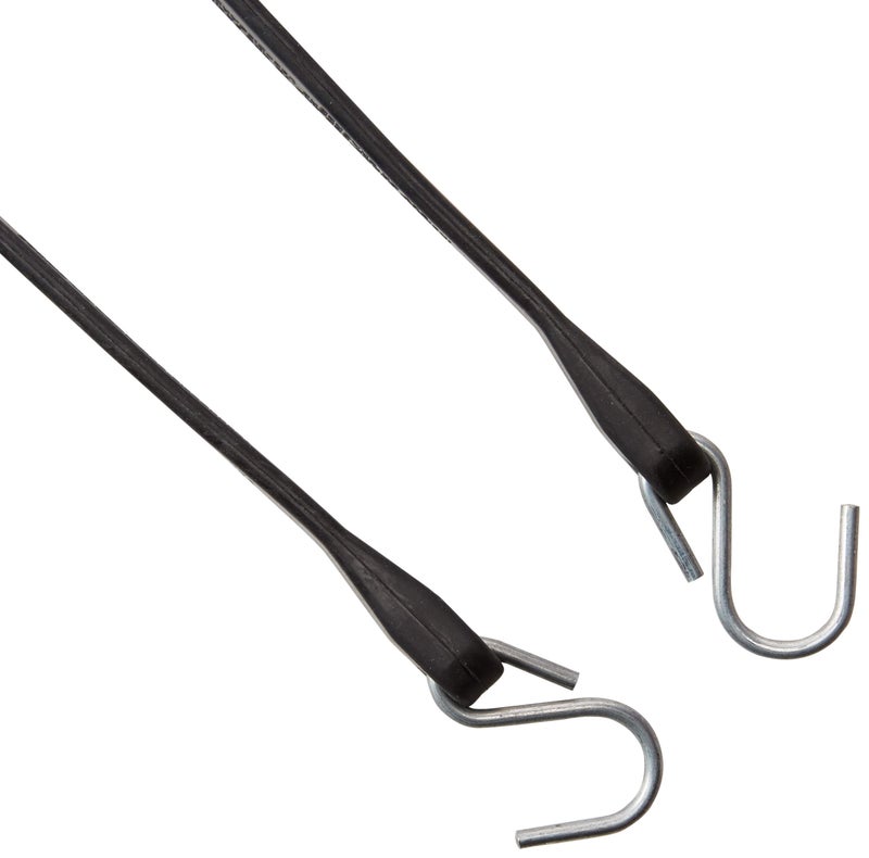 kitchentoolz 21" Inch 10 Pack Rubber Bungee Cords with Metal Hooks for Flatbed Trucks- Heavy Duty Tarp Tie Down Straps - Image 4